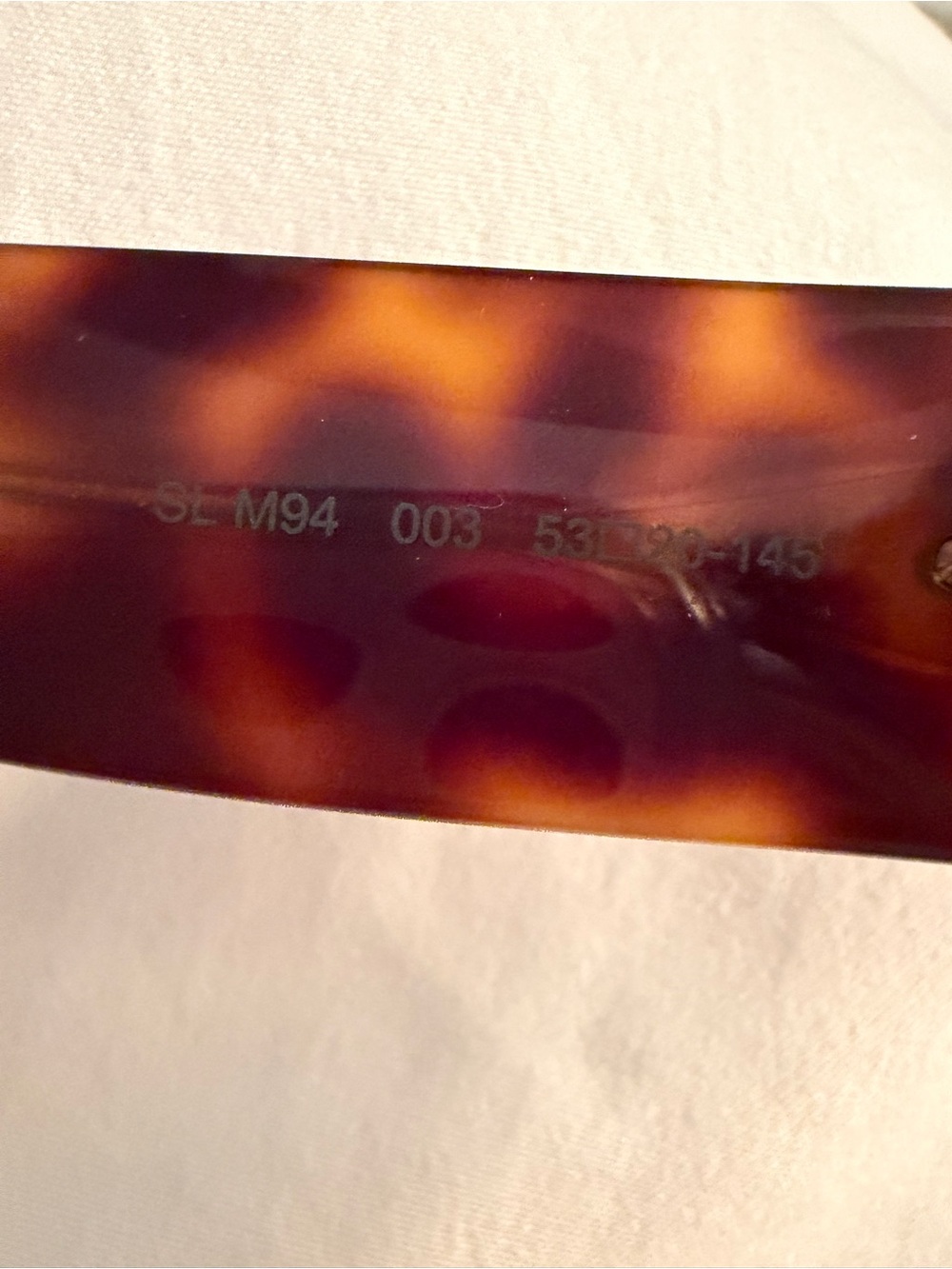 New Saint Laurent Tortoiseshell Cat Eye Sunglasses - Brown - Picture 7 of 9